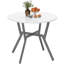 Lamberto Round Metal Base Dining Table-466641100