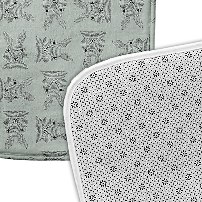 Tapis de bain Braysen, L 17 po x L 24 po, Vert
