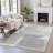 Machine Washable Indoor/Outdoor Xhevrie Linen Rug-112122494