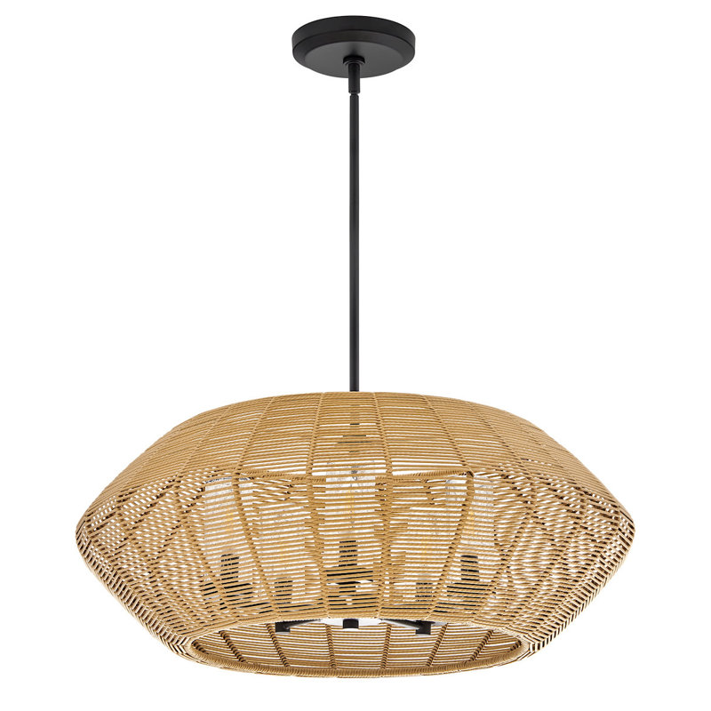 Hinkley Luca Outdoor Chandelier, Natural
