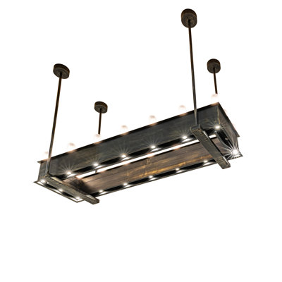 Lustre oblong 90 lumières 16 po Quadrato
