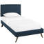 Lit plateforme en tissu Camille avec pieds ronds évasés-711278896-711278899