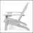 FOLDABLE ADIRONDACK CHAIR With Weather-Resistant Acacia Wood, Classic Design For Outdoor Comfort And Style-1832699120