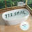 67" × 33"X 22" Freestanding Solid Surface Bathtub With Center Drain In Glossy White