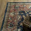 Tapis bleu / rouille Jacqueli-1530792901