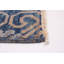 Tapis unique en viscose bleu marine 9 pi 2 po x 12 pi 1 po Kristalee