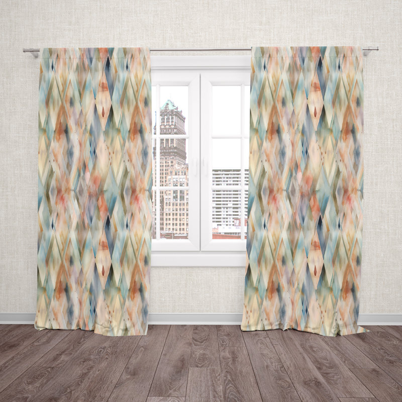 Baccari Room Darkening Curtain Pair, 40" W x 82" L