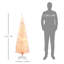 Arbre de Noël artificiel pré-éclairé idéal pour la décoration sans tracas, avec lumières DEL, ignifuge et expérience de peluches familiale