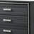 Zahir Wooden Chest with 5 Drawers & Silver Trim-989201858