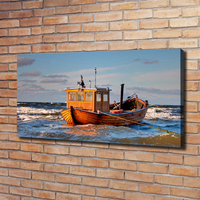 Fishing Boat - Wrapped Canvas Print