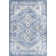 Tapis bleu / blanc Fleckenstein