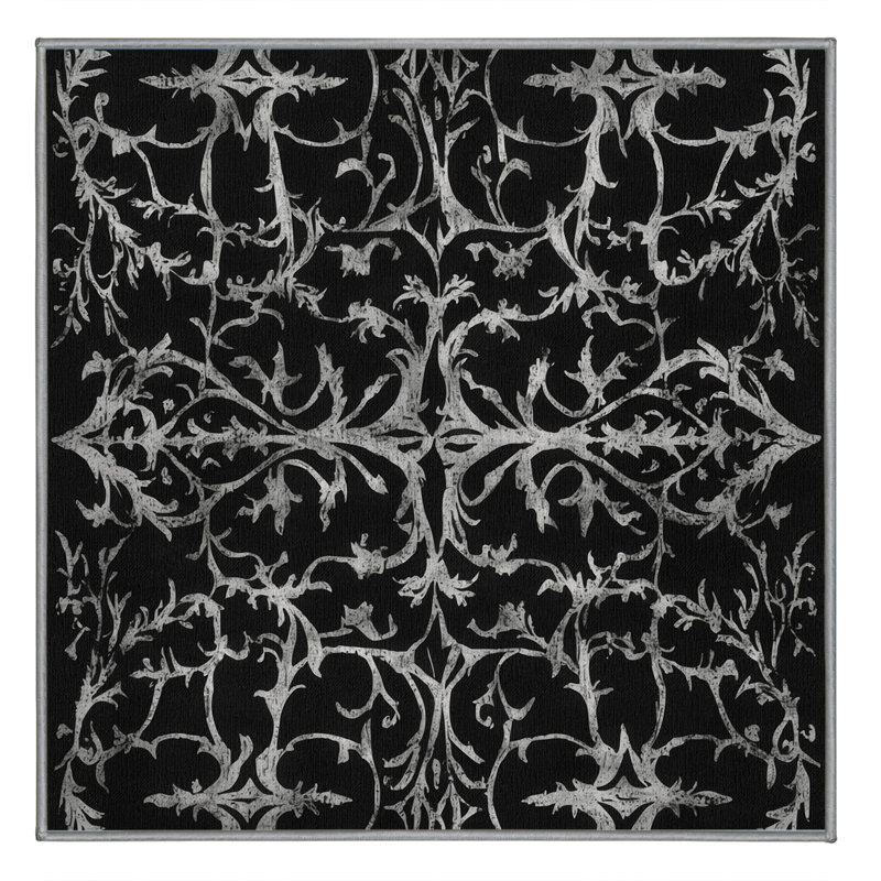 Midnight Majesty Rug, Square 4'