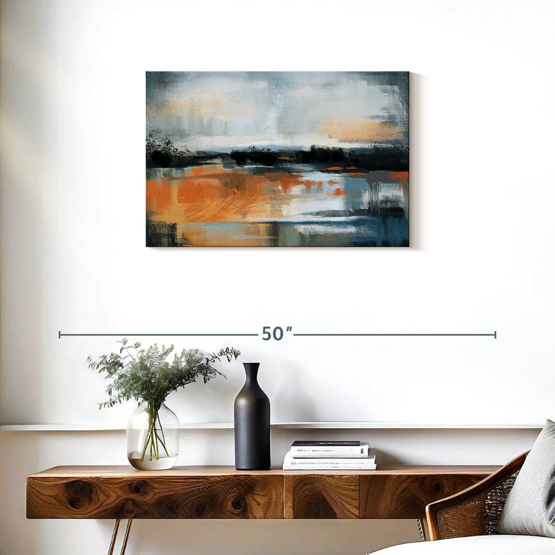 Avery Sunstruck Abstract Landscape, 20" H x 30" W