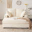 54 Inches Wide Corduroy Upholstered Chaise Lounge Indoor-873960043