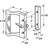 Gray Finish Sliding Door Handle Set, for Fullview Doors (Single Pack)