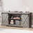 Entertainment Center With Storage And Sliding Barn Doors, Modern Media Tv Console-485124405