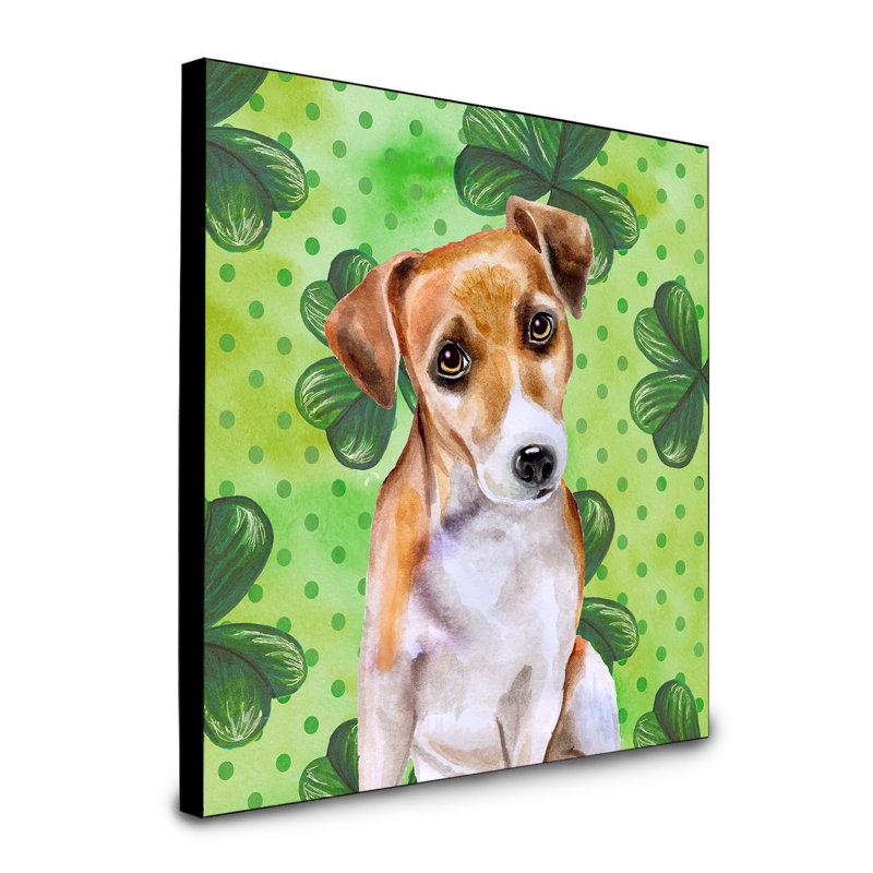 Panneau mural d’art Ibiza, Jack Russell terrier