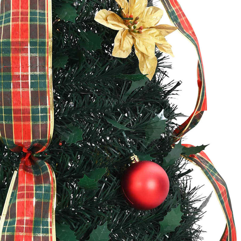 Artificial Christmas Tree Green PVC, 4.92' H