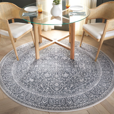 Calidia Power Loom Dark Gray/Cream Rug