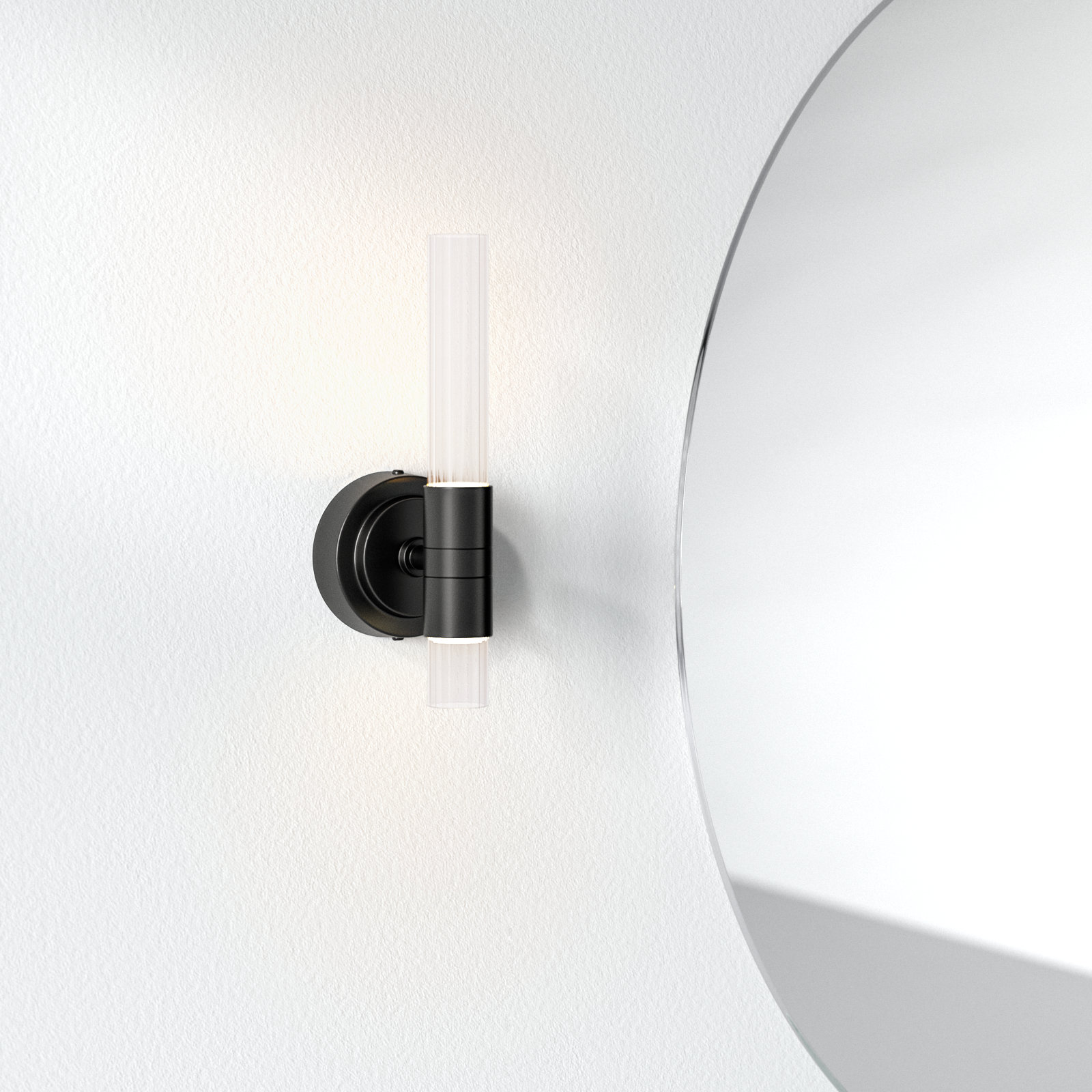 Cyndi 2-Light Wallchiere, Black