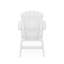 Chaise Adirondack, bois d'œuvre robuste en polyéthylène haute densité pour la piscine, le patio et le jardin-1394713733