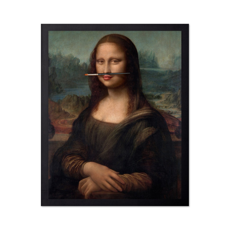 Portrait altéré de la Joconde No7, Unframed, Poster, 08"H x 10"W