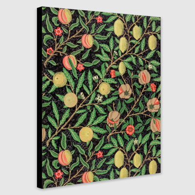 Fruit Pattern - Wrapped Canvas Print