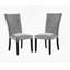 Ensemble de table de salle à manger, table avec 6 chaises d'appoint rembourrées pour la salle à manger-1951038242