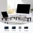 Monitor Stand Computer Riser, Monitor Stand For Desk With Adjustable Height And 2 Platforms, Ergonomic Computer Riser, Monitor Riser For Laptops And Monitors