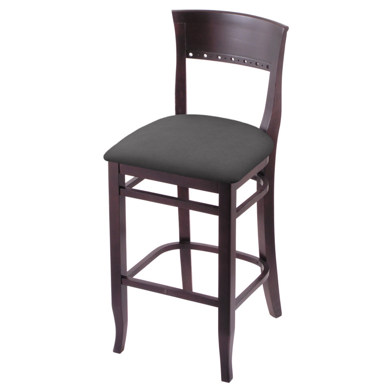 25" Bar Stool, Dark Cherry, Canter Storm