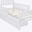 Twin Wood Platform Bed with Guardrails on Both Sides and Two Storage Drawers-59393766
