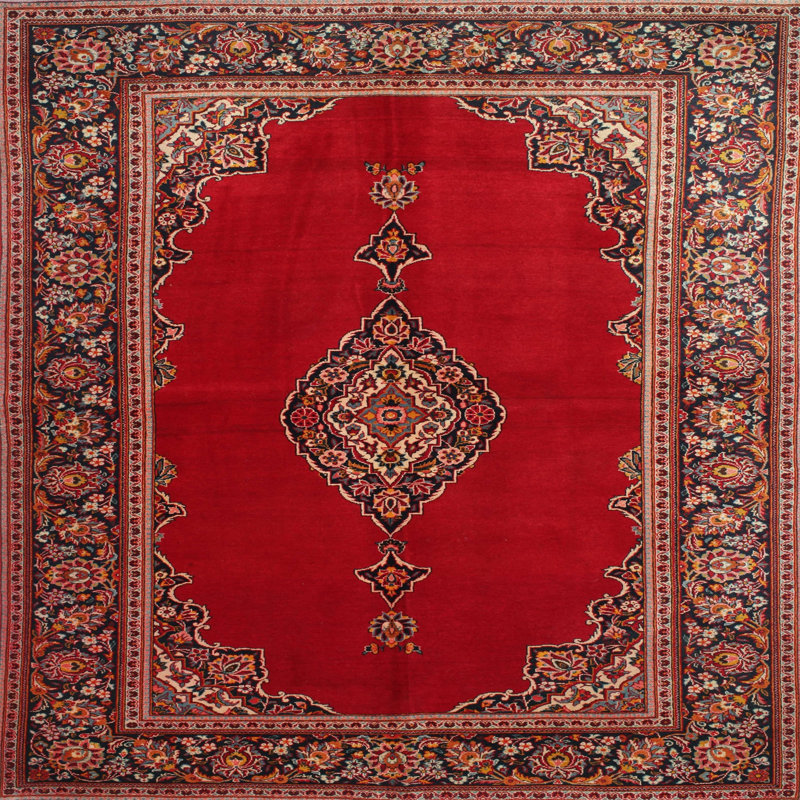 Laith Oriental Indoor Rug, Round 4'
