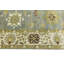 Floral Handmade Hand-Knotted Rectangle 9' x 11'10" Wool Area Rug in Blue