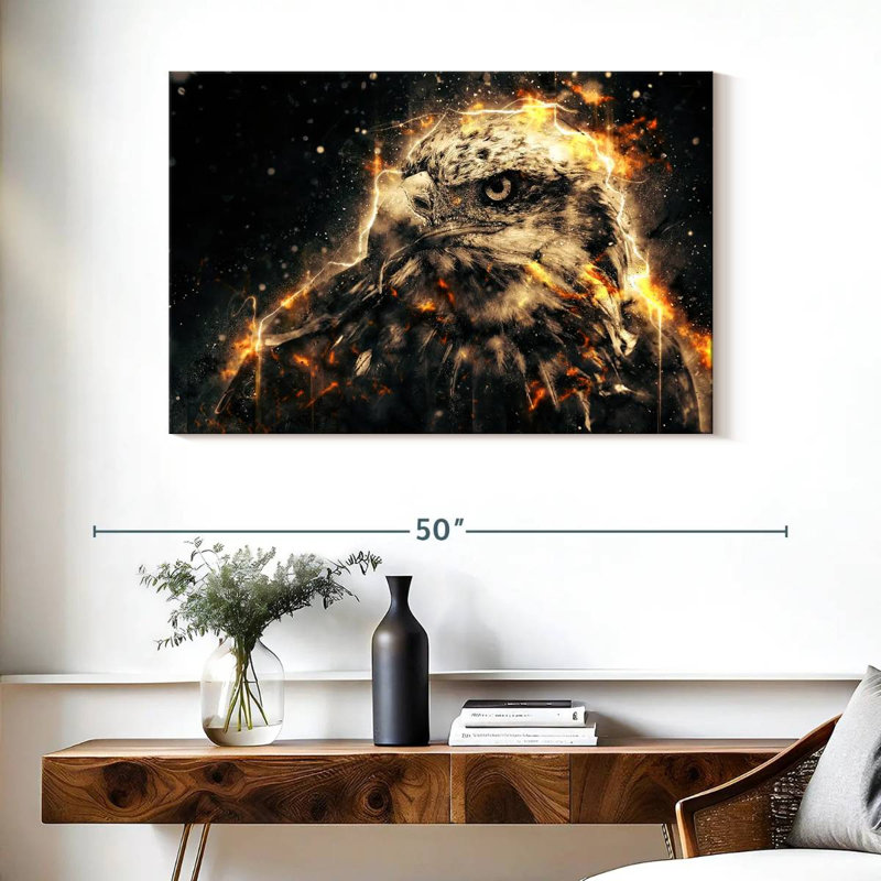 Majestic Eagle, 26" H x 39" W