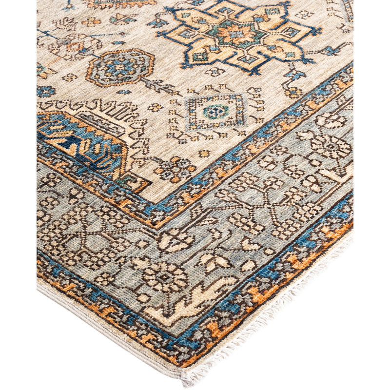 Serapi One-of-a-Kind 3' 11" X 5' 9" Hand Knotted Area Rug