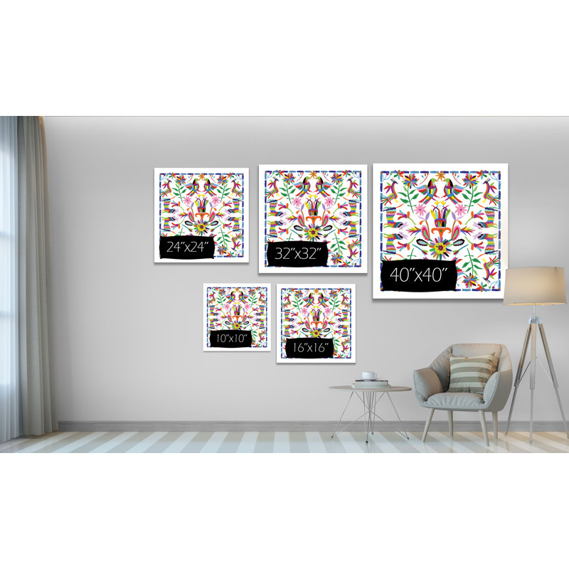 Hallucination I, peinture, H 16 po x l 16 po x P 1,5 po, Toile tendue