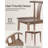 Farmhouse Wood Dining Chairs With Curved Back-899509267-879348980