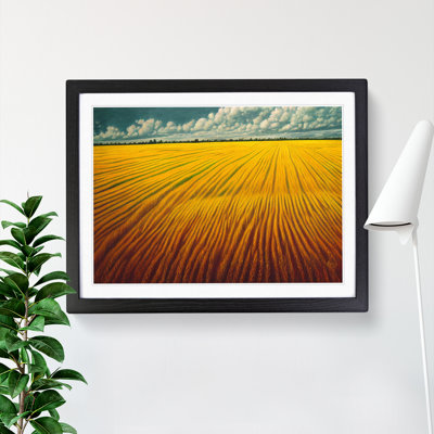 Bright Wheat Field - Single Picture Frame Print