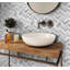 Zebra 1 in. x 3 in. Polished Marble Tile