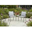 Stacking Patio Dining Armchair with Cushion