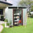 6Ft X 5Ft Outdoor Metal Storage Shed-125096928