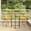 Emberlynn 2 - Person Patio Dining Set Round Table