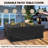 Patio Furniture Covers, Outdoor Furniture Covers Waterproof, Heavy Duty Oxford Patio Table Cover For Outdoor Table, Chair, Sofa, Desk (Black, 108"L X 82"W X 28"H)