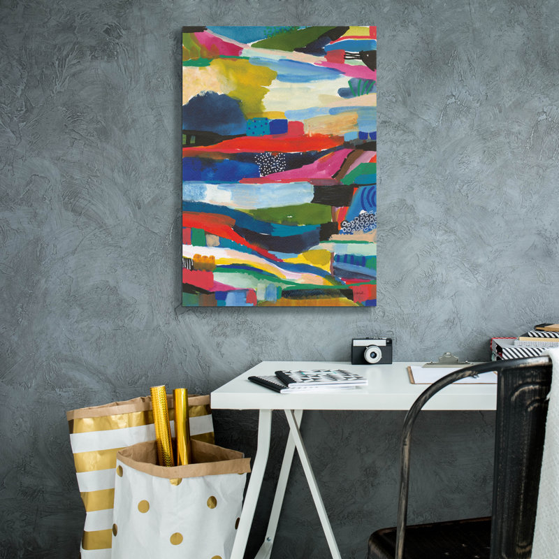 «Nocturn 2» par Cheryl Warrick, art mural sur toile, H 26 po x l 18 po
