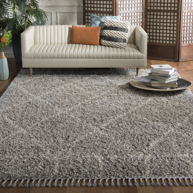 Gafton Pro Lux Shag 400 Performance Geometric Rug, Rectangle 9' x 12'