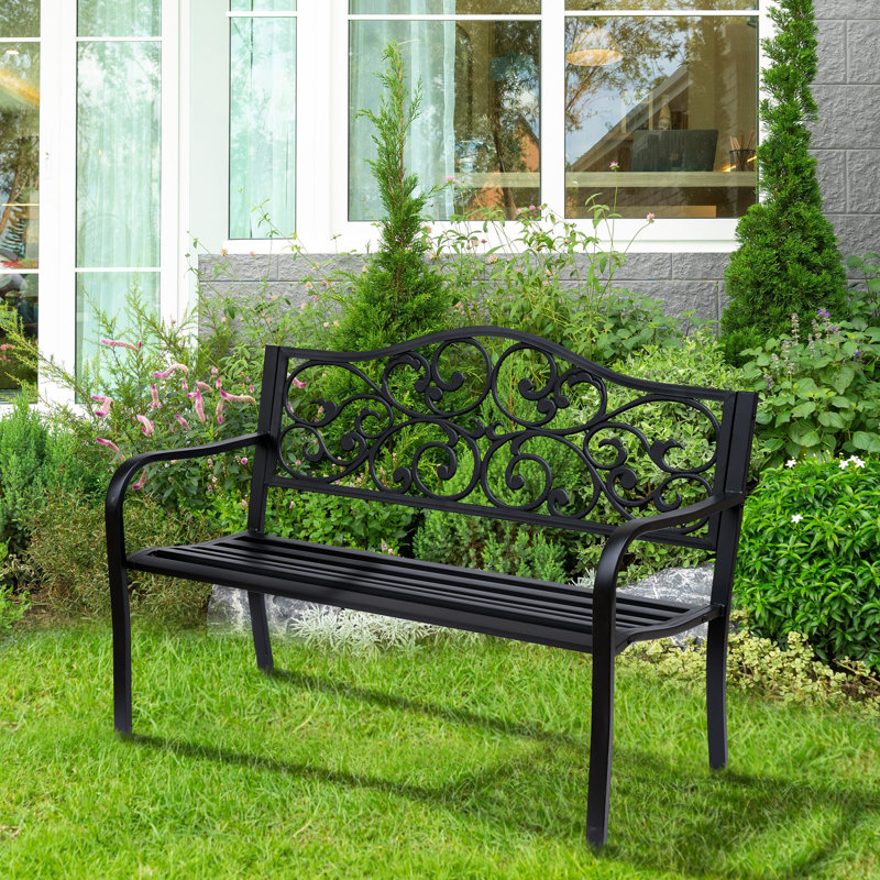 Banc d'extérieur en métal