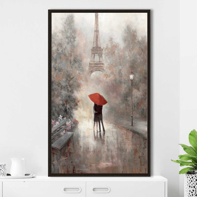 Paris dans la brume par - Peinture