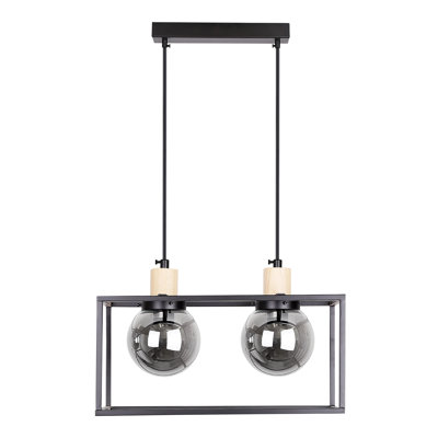 Avanelle 2 - Light Black Geometric Pendant