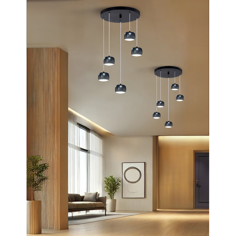 5 - Light LED Pendant