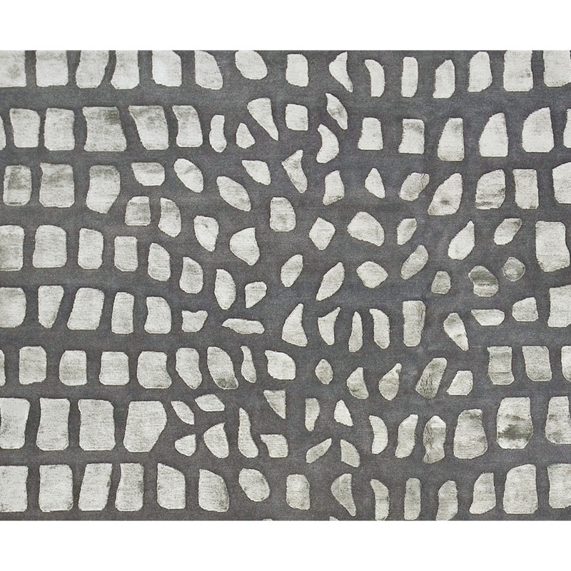 Striped Area Rug, Rectangle 8'9" x 12'1"